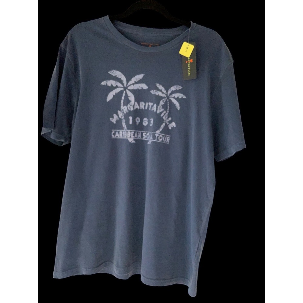 Margaritaville Caribbean Soul Tour Men's Blue Tshirt Size M New W/tags